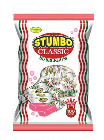 Stumbo Classic BubbleGum - Wintergreen Flavoured
